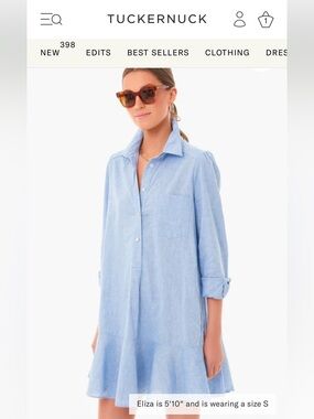 Tuckernuck Callahan chambray Shirt Dress